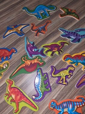 Melissa & Doug Wooden Dinosaur Magnets